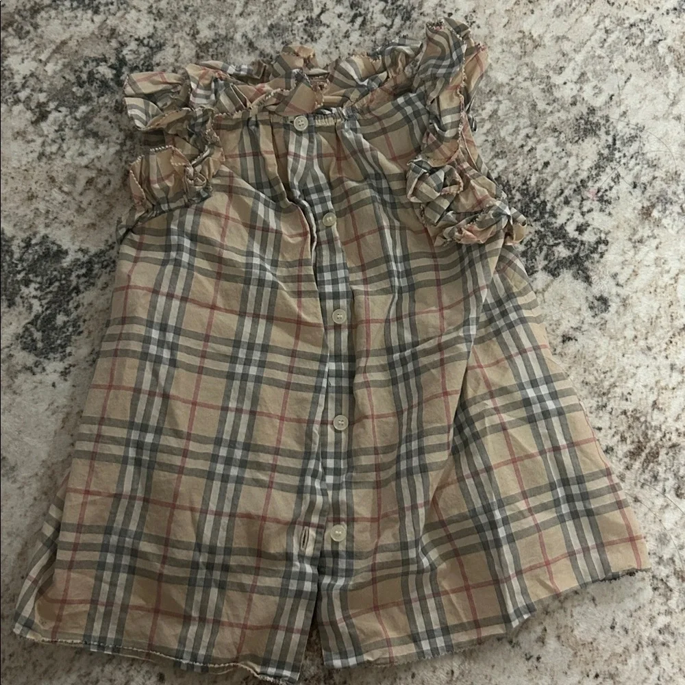 Authentic Burberry girl dress set